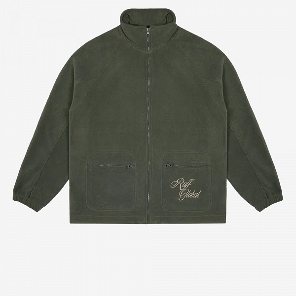 Fleece Jacket, Dark Olive