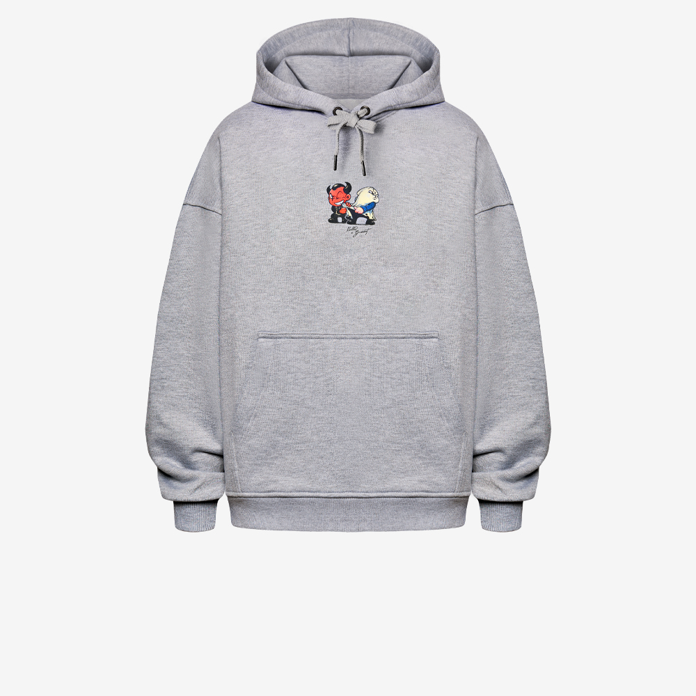 Spooky Episode 3 Hoodie, Grey Melange#114952
