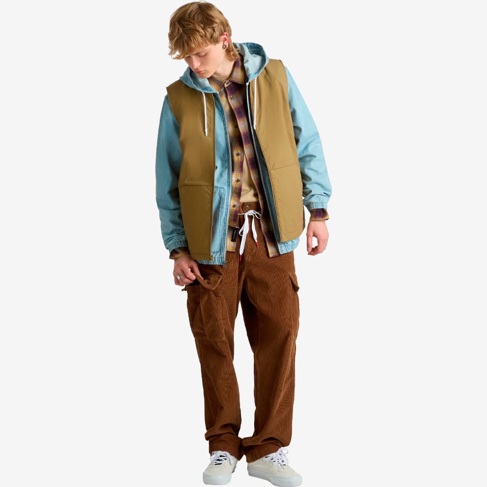 Ashford Denim Full-Zip Hoodie, Stone Wash#101379