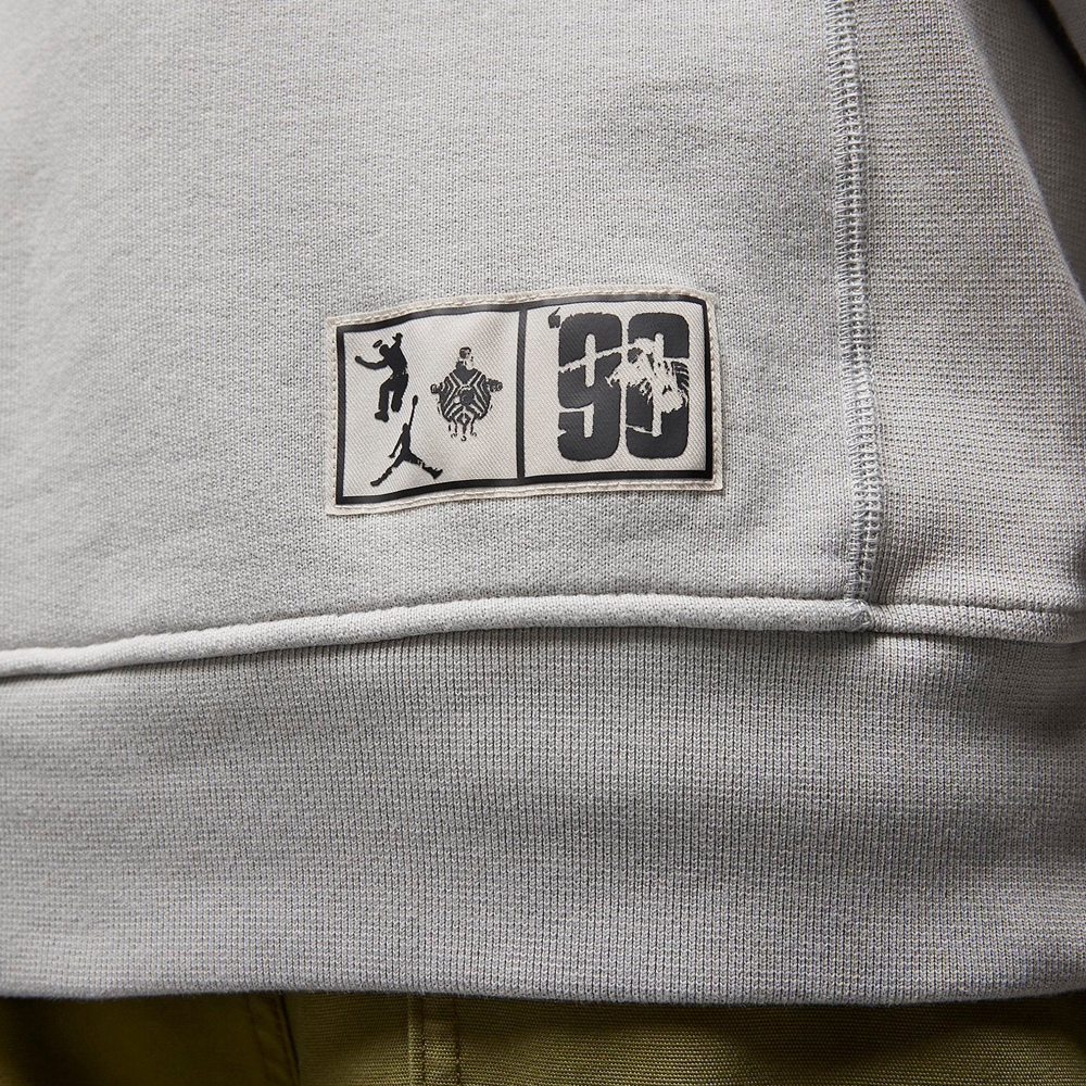 Union x Air Jordan x Bephies Beauty Supply Hoodie, Grey Fog/Photon Dust/Stadium Green#109129