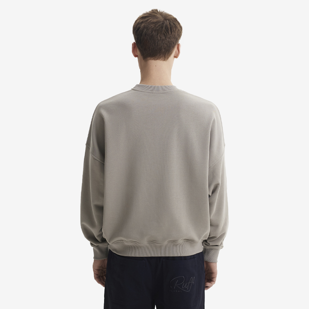 Oversized Sweatshirt, Grey#109560