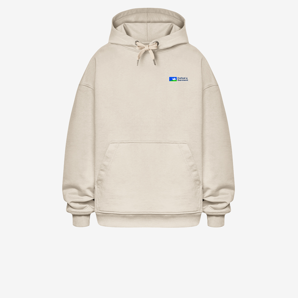 Logo Mess Hoodie, Beige#114960