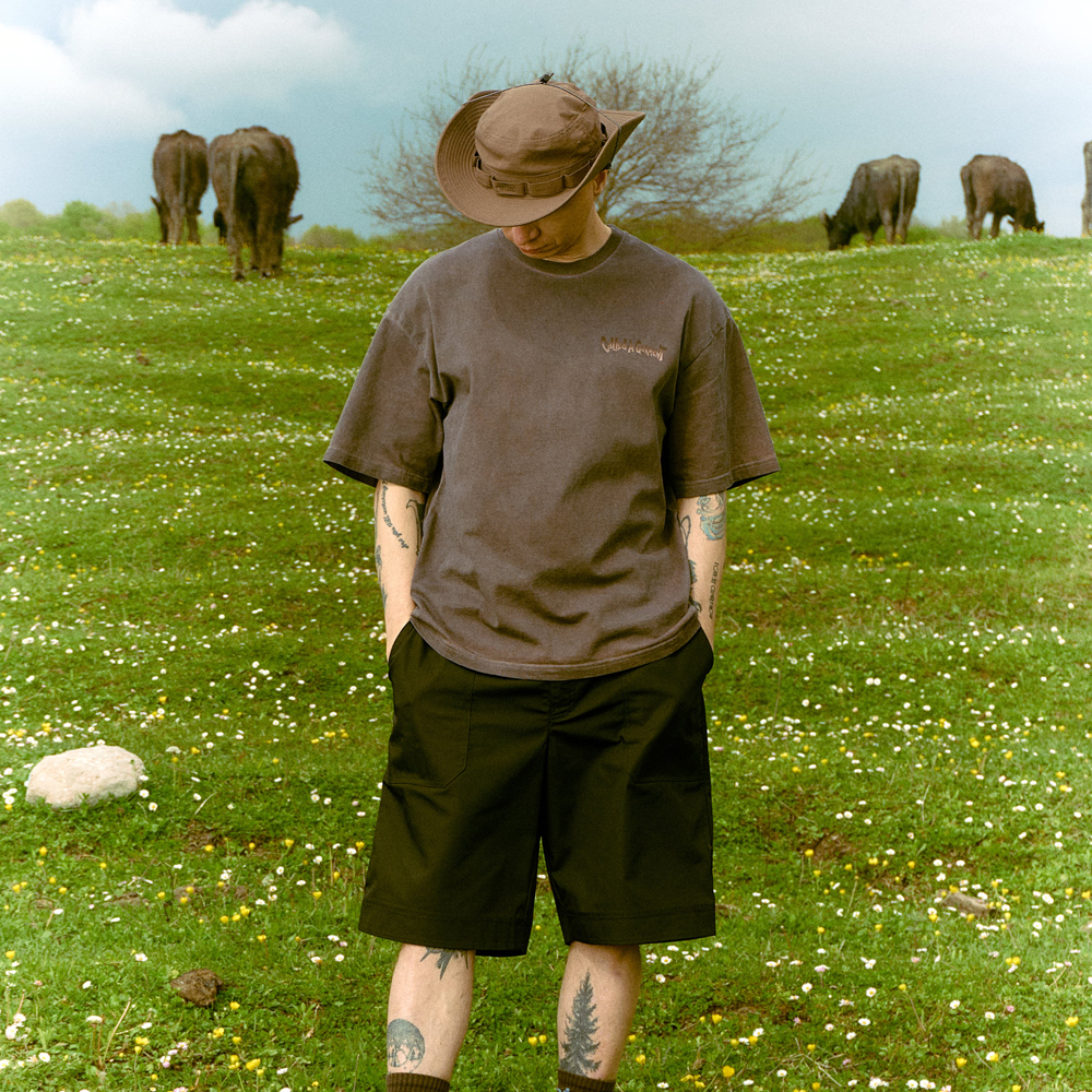 Stout T-Shirt, Brown Dyed#115024