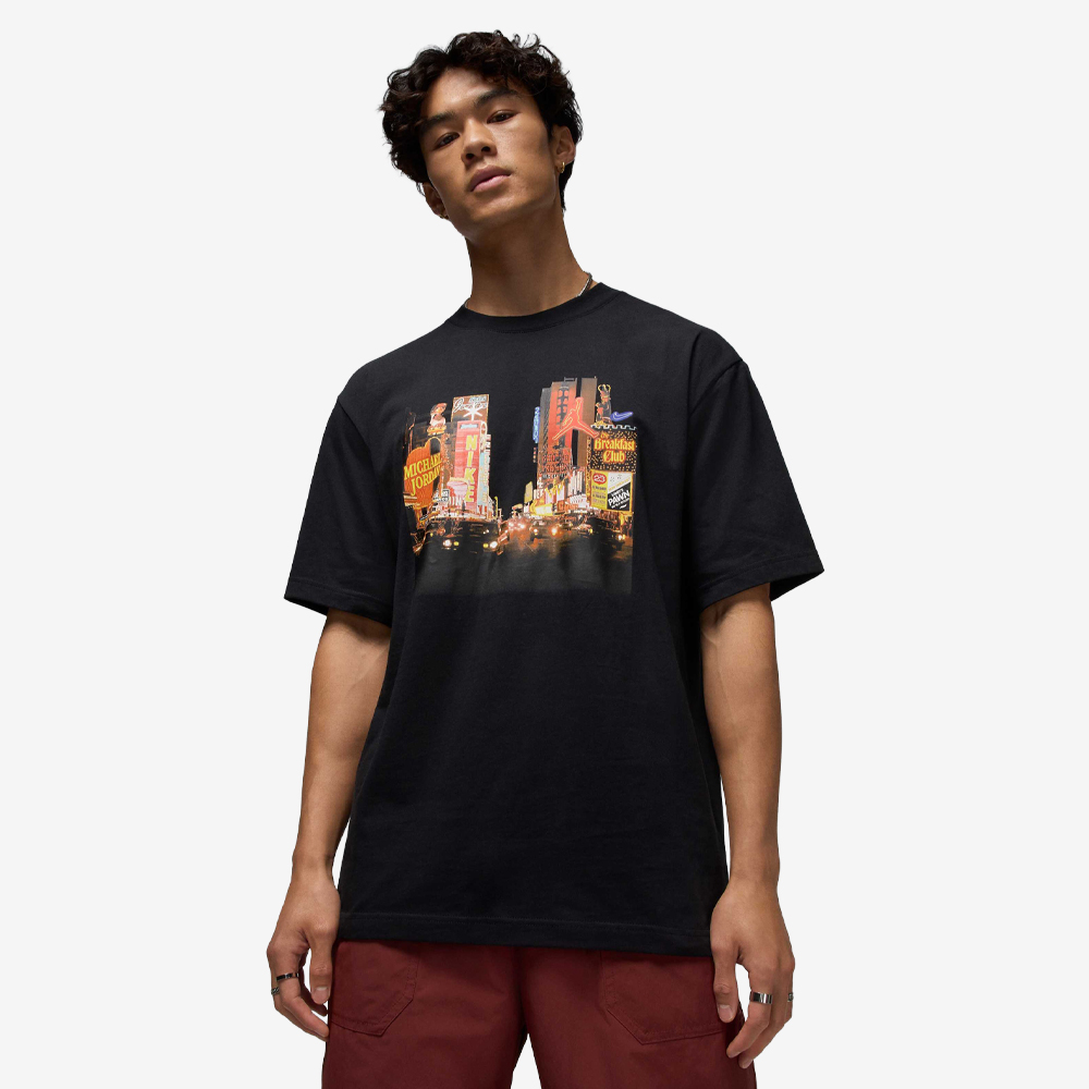 Night City Lights T-Shirt, Black#113990
