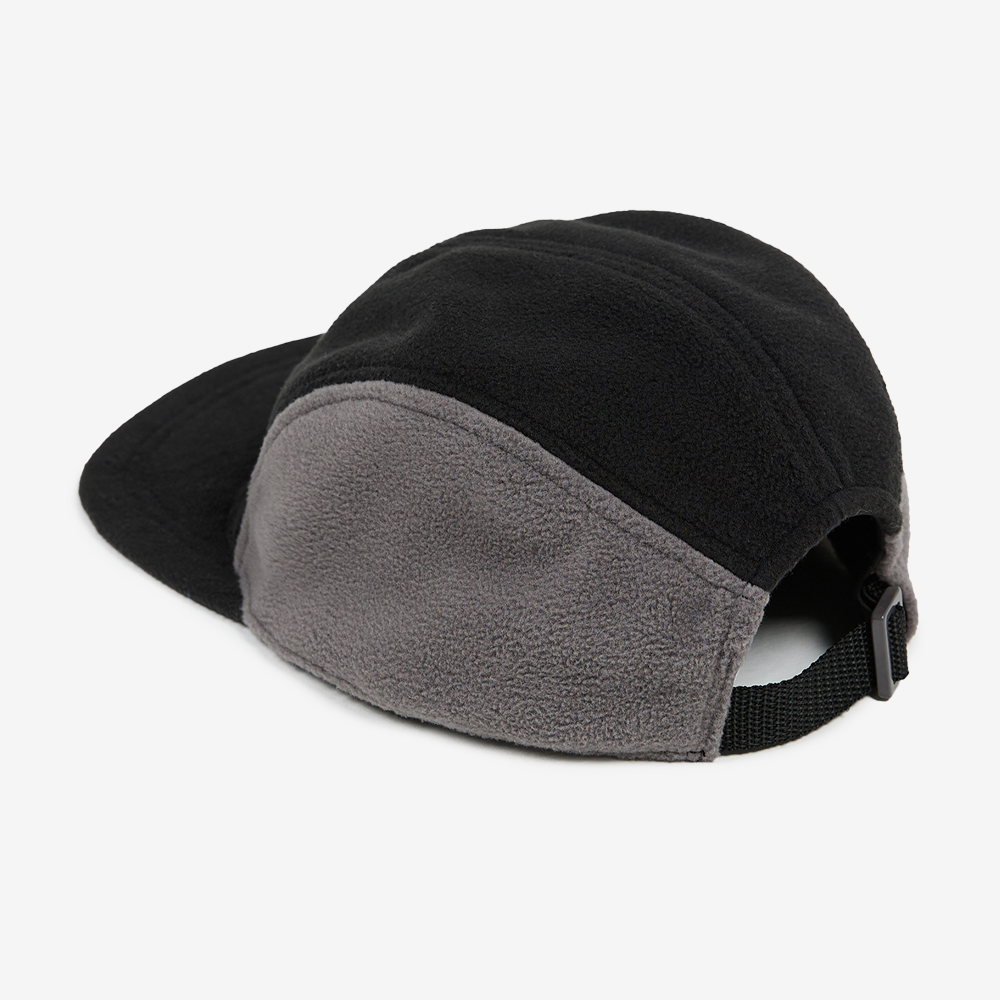 Fleece Cap, Black/Gray#110290
