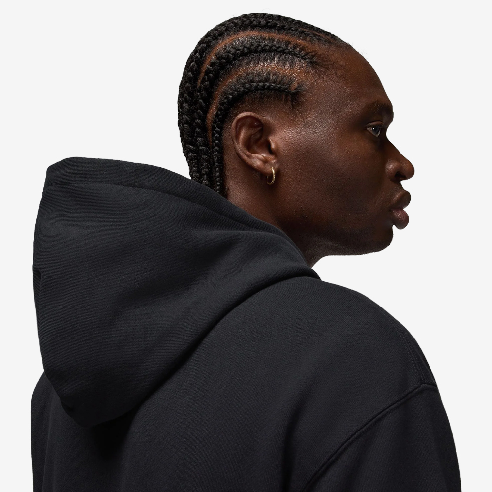 Awake NY x Air Jordan Full-Zip Fleece Hoodie, Black#112412