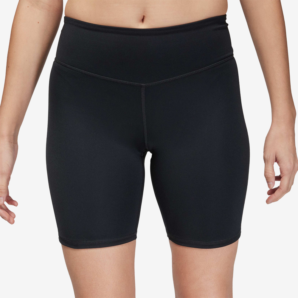 Wmns Sport High-Waisted Bike Shorts, Black/White#114492
