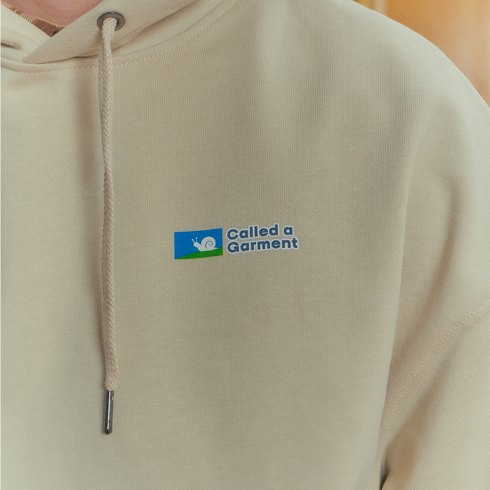 Logo Mess Hoodie, Beige#114964