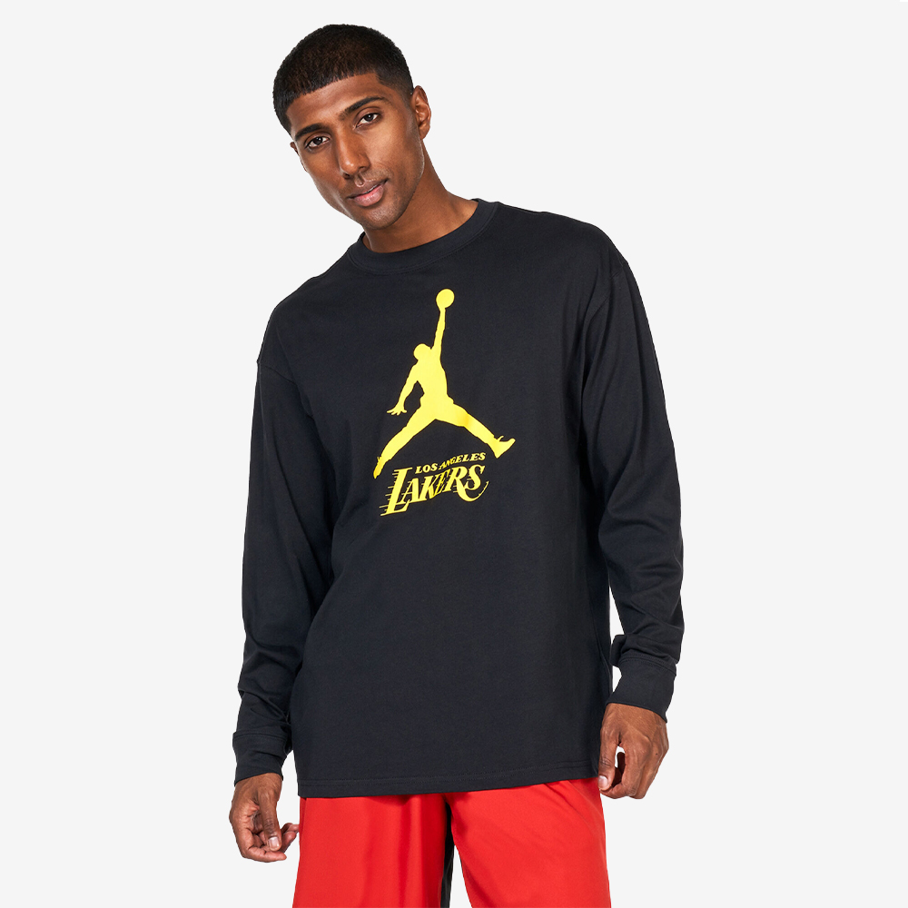 Los Angeles Lakers Essential NBA Longsleeve, Black