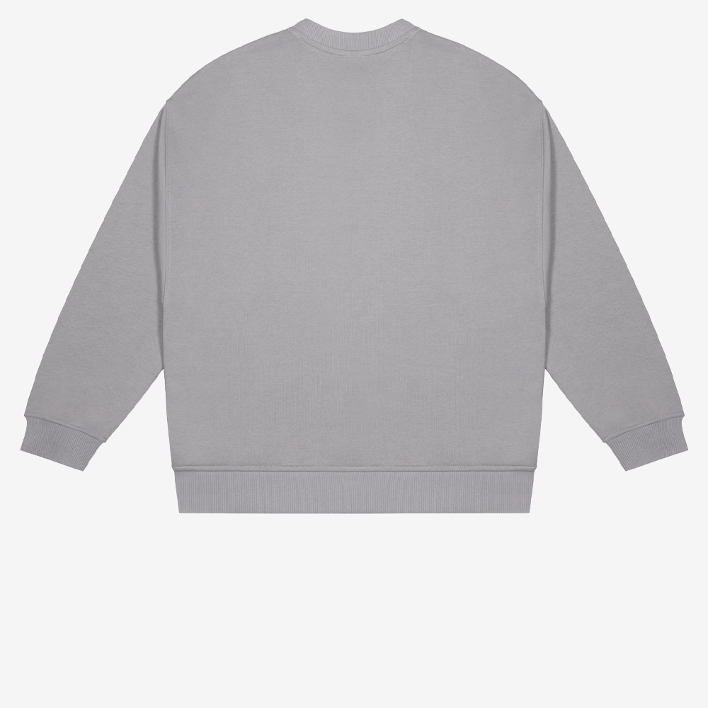 Oversized Sweatshirt, Grey#109565