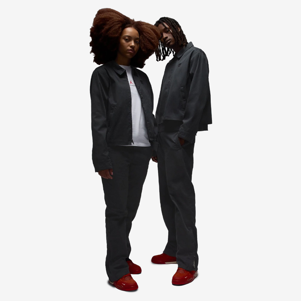 Air Jordan x Nigel Sylvester "Brick by Brick" Bike Jacket, Black#112335