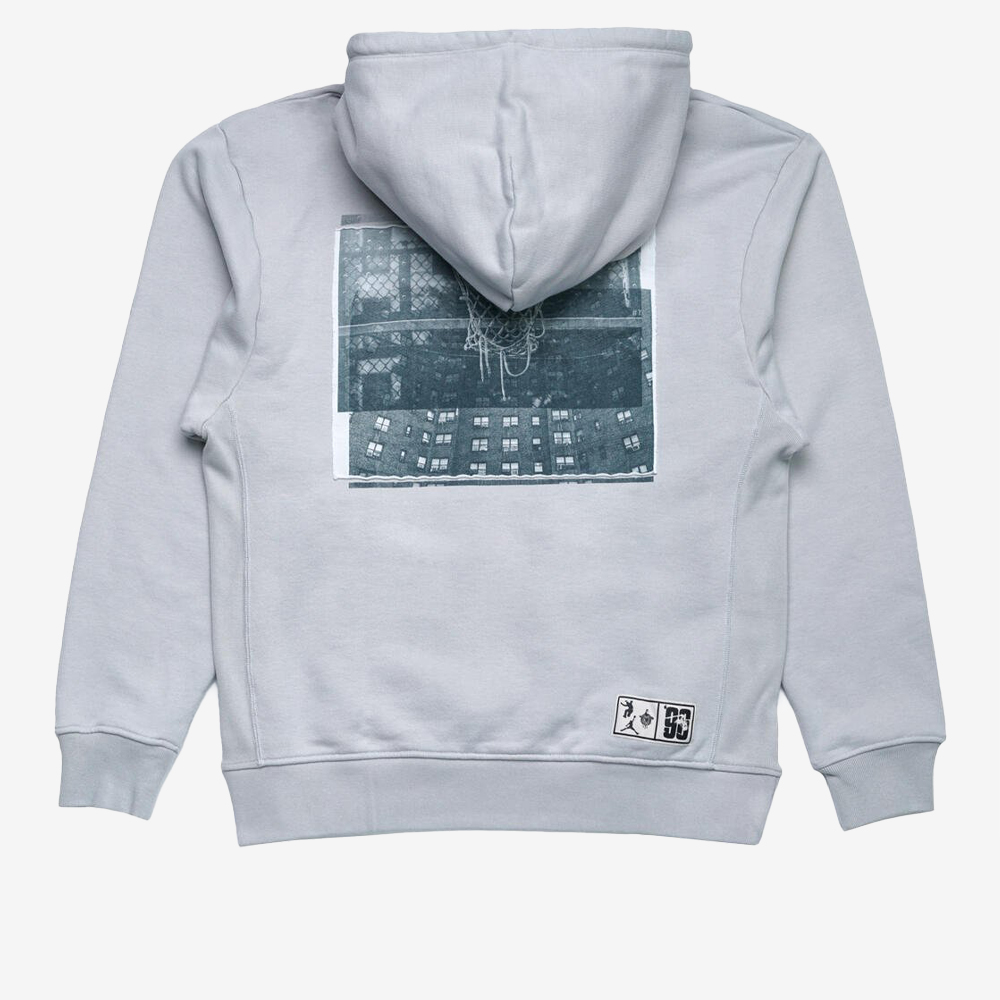 Union x Air Jordan x Bephies Beauty Supply Hoodie, Grey Fog/Photon Dust/Stadium Green#109132