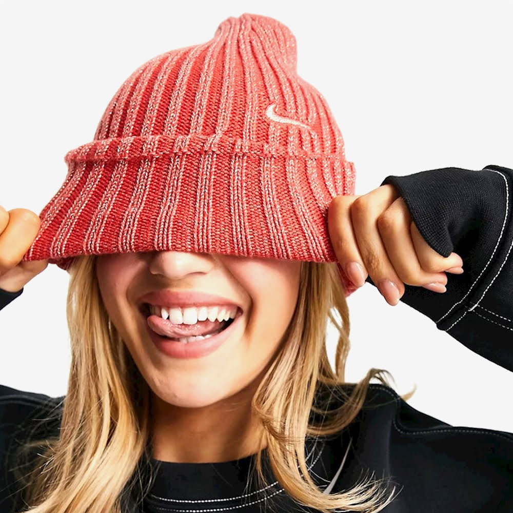 NSW Utility Swoosh Beanie, Club Pink#85170