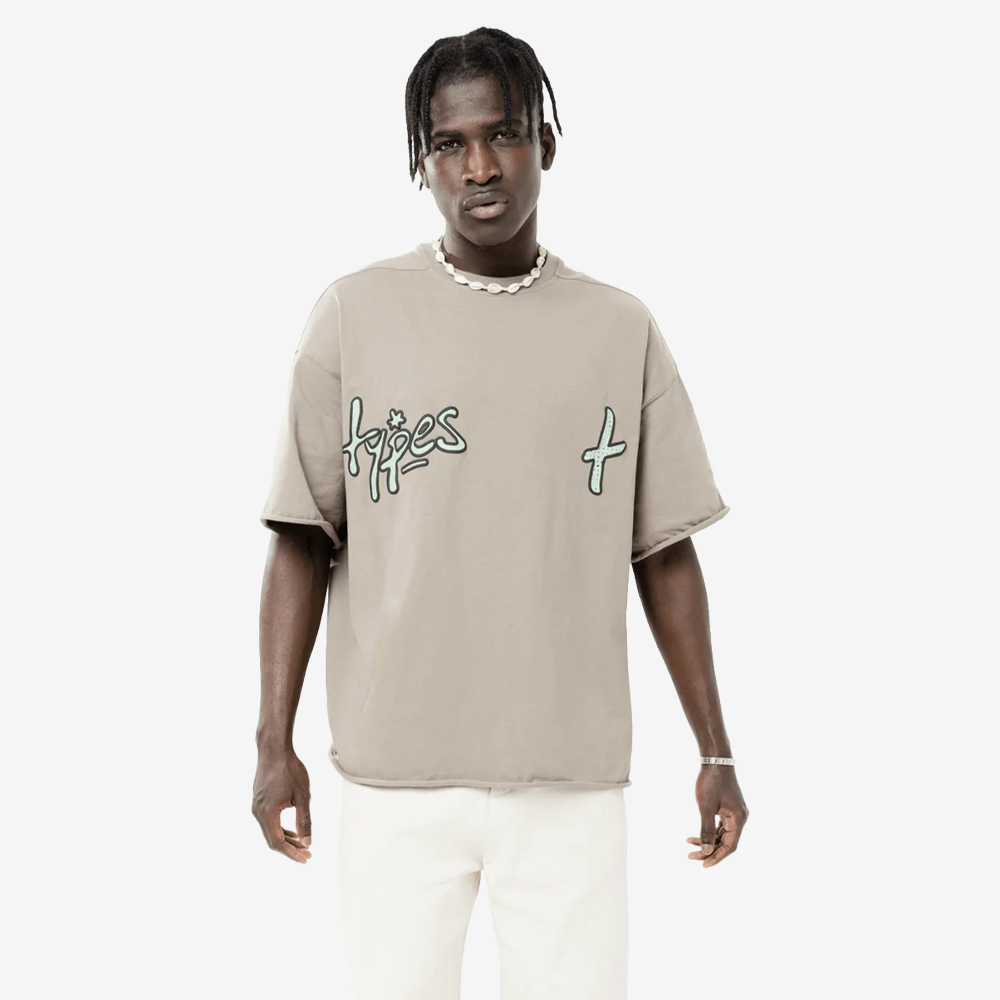 "Unprocessed" T-Shirt, Brown#112759