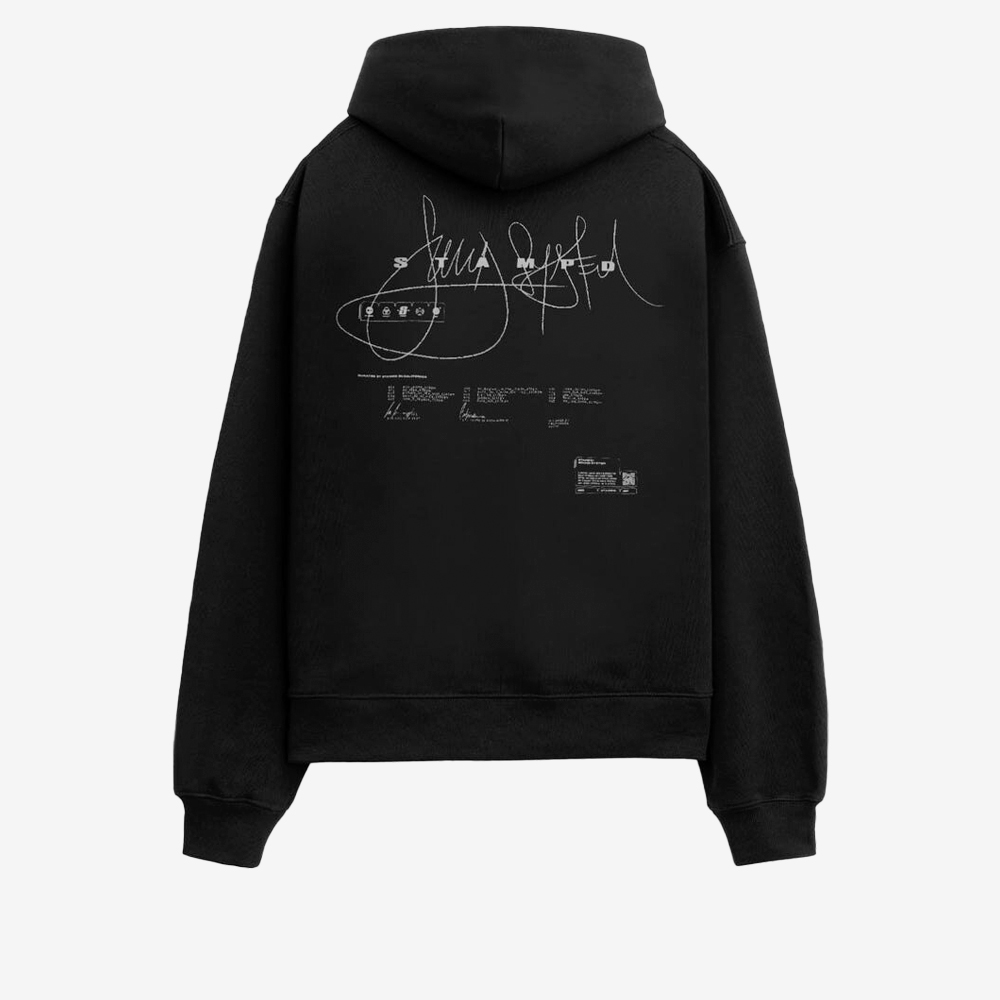 Sound System Cropped Hoodie, Black#103576