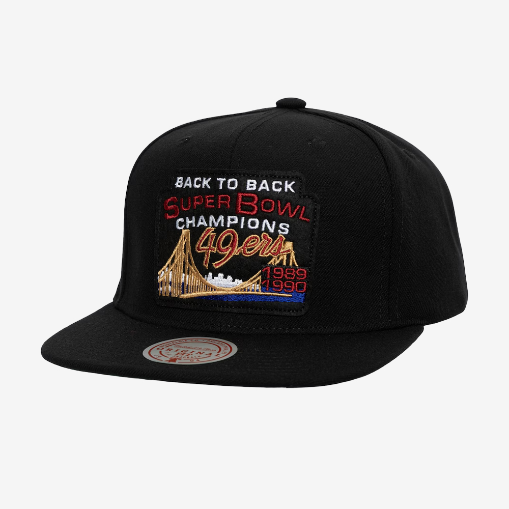 San Francisco 49ers NFL Back To Back Champions, Black#111637