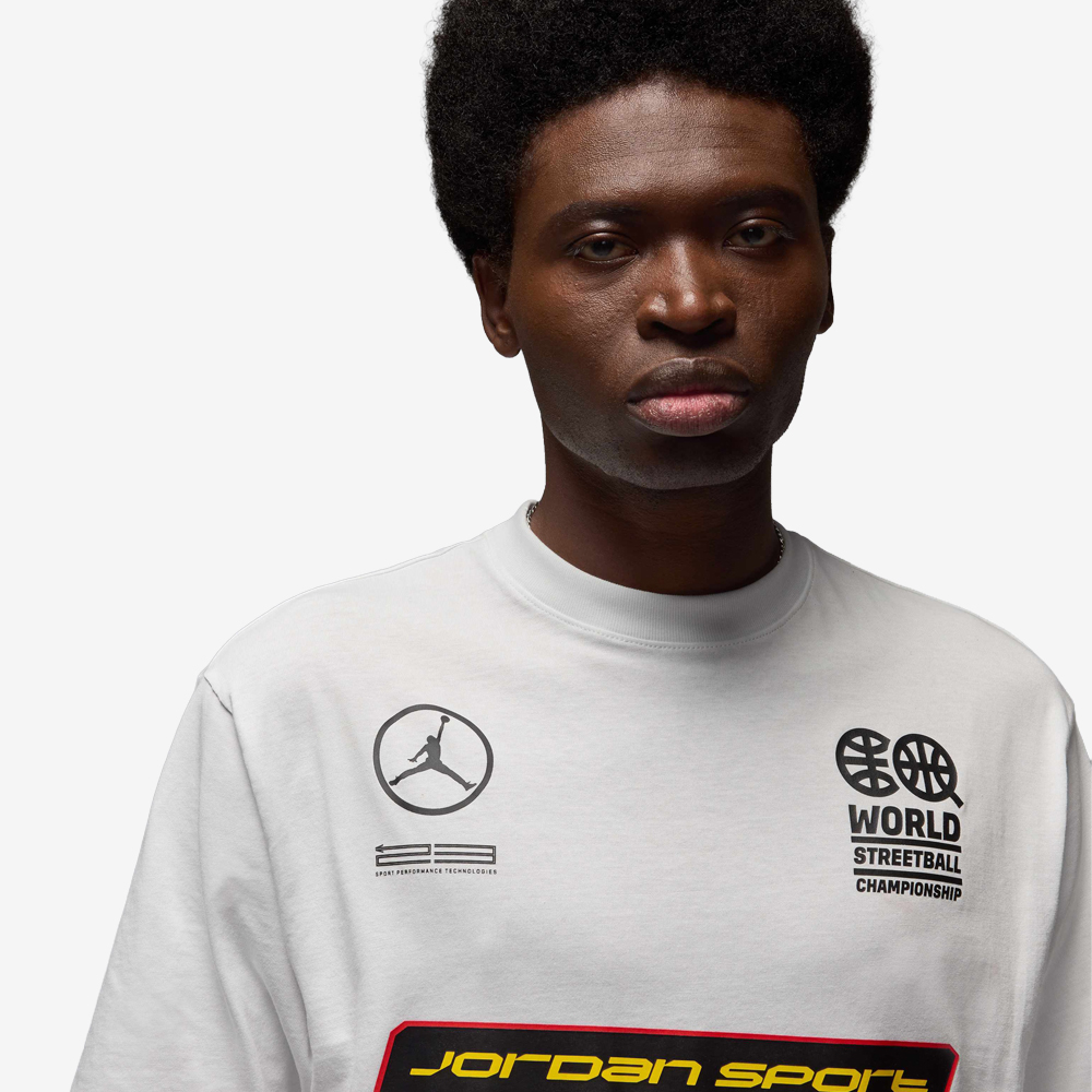 Quai 54 Sport T-Shirt, Summit White/Chile Red#113905