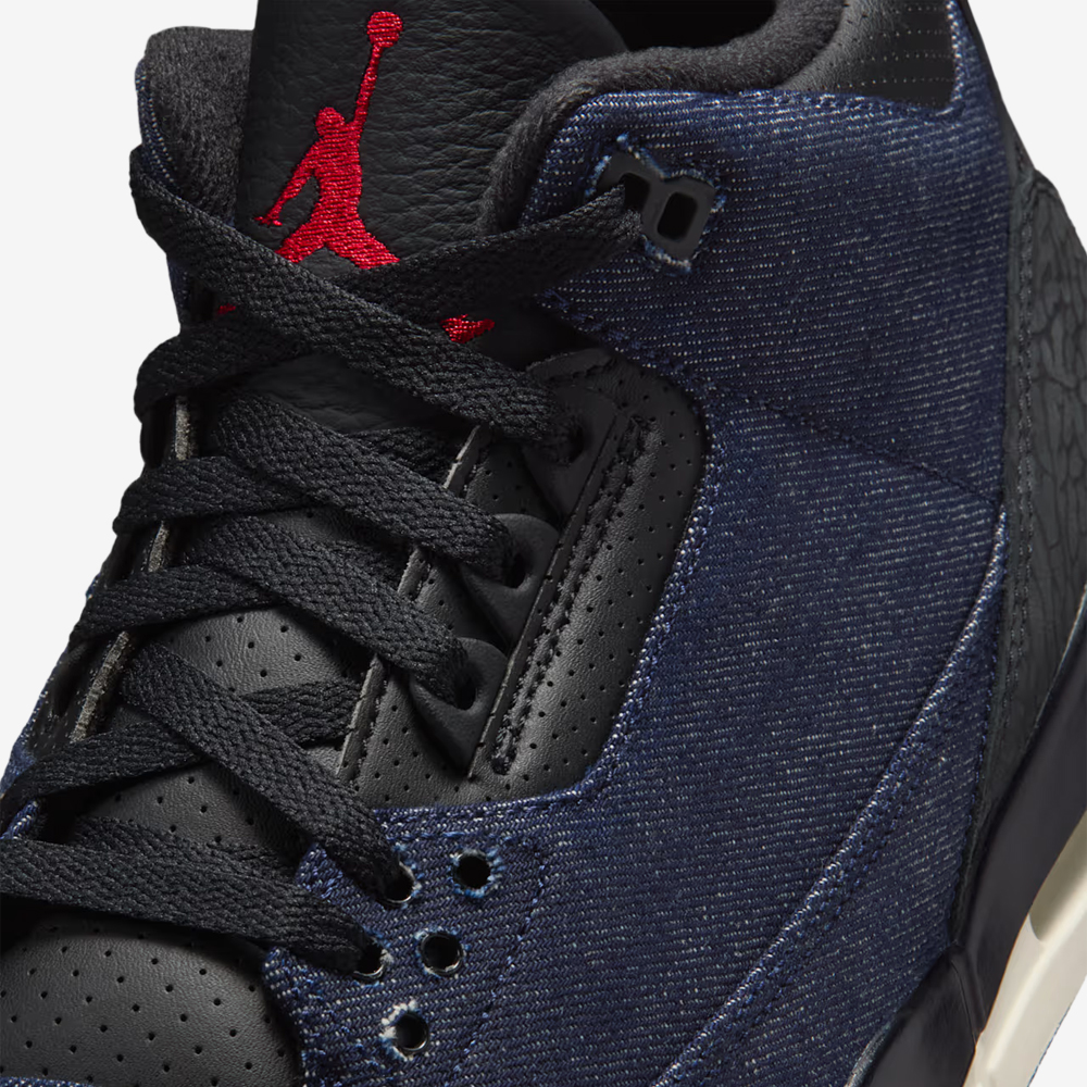 Levi's x AJ 3 Retro SP, Indigo and Gym Red#115915