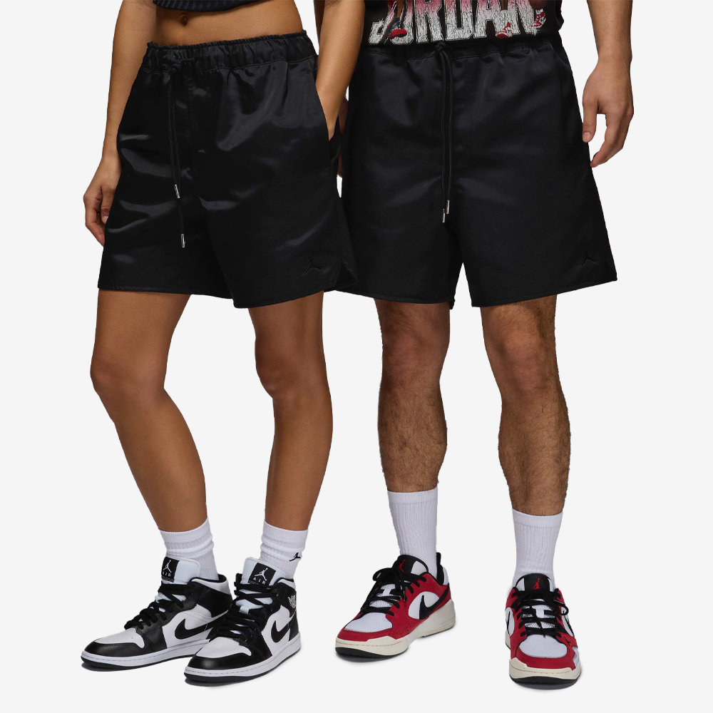 Essentials Statement Woven Shorts, Black#110917