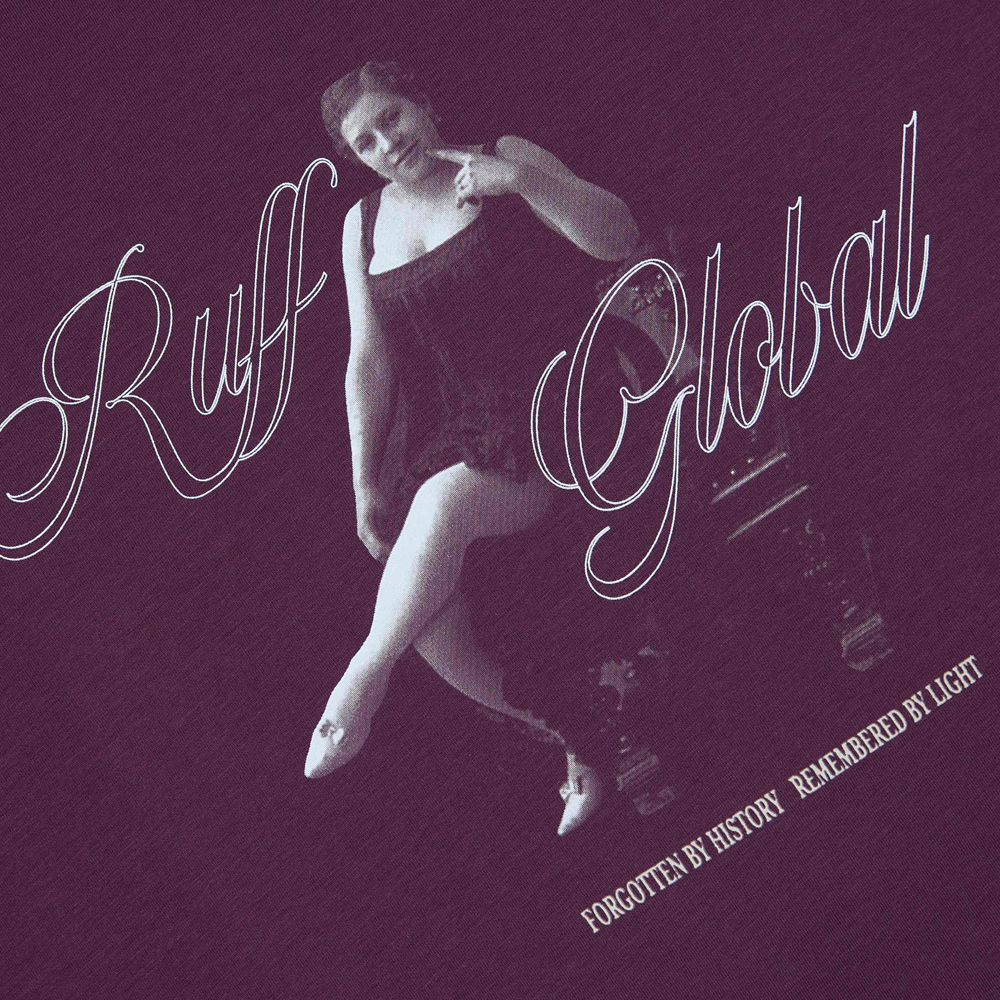 "RUSSIAN CHANSONETTE" T-Shirt, Purple#114932