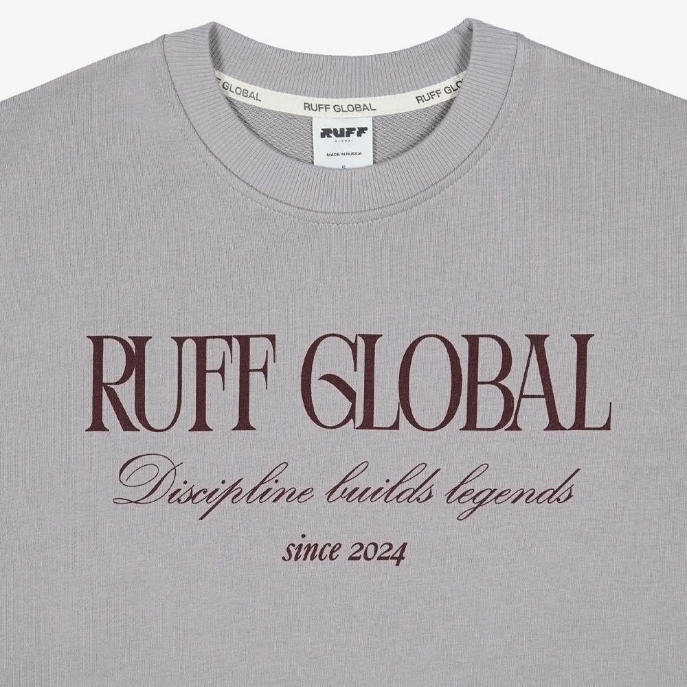 Oversized Sweatshirt, Grey#109563