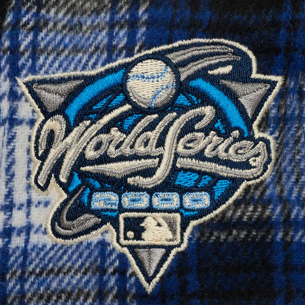 New York Yankees MLB Plaid Out Pro Snapback, Navy#111589