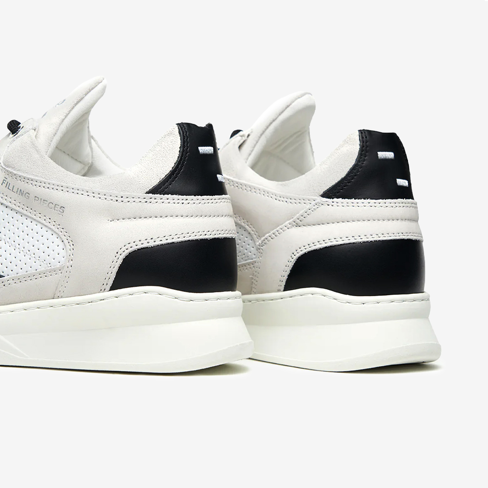 Low Top Ghost Paneled, White/Black#110235