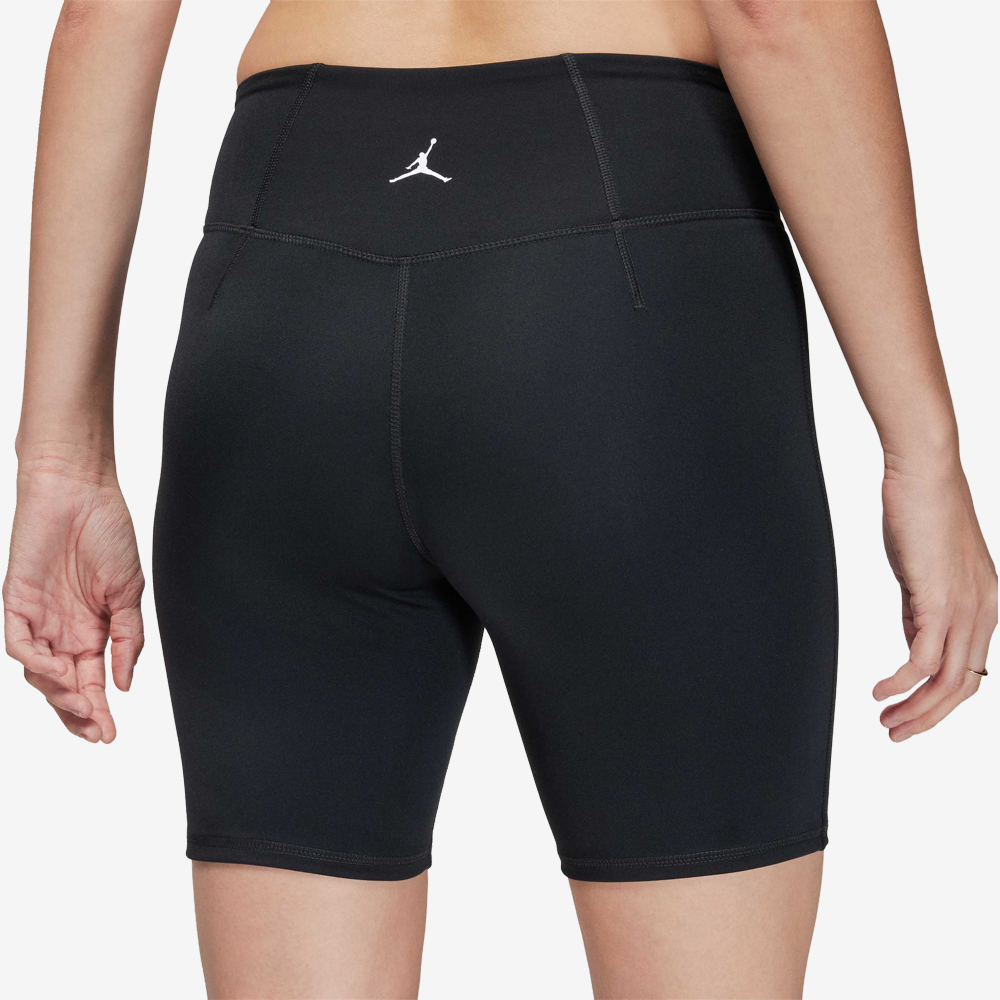 Wmns Sport High-Waisted Bike Shorts, Black/White
