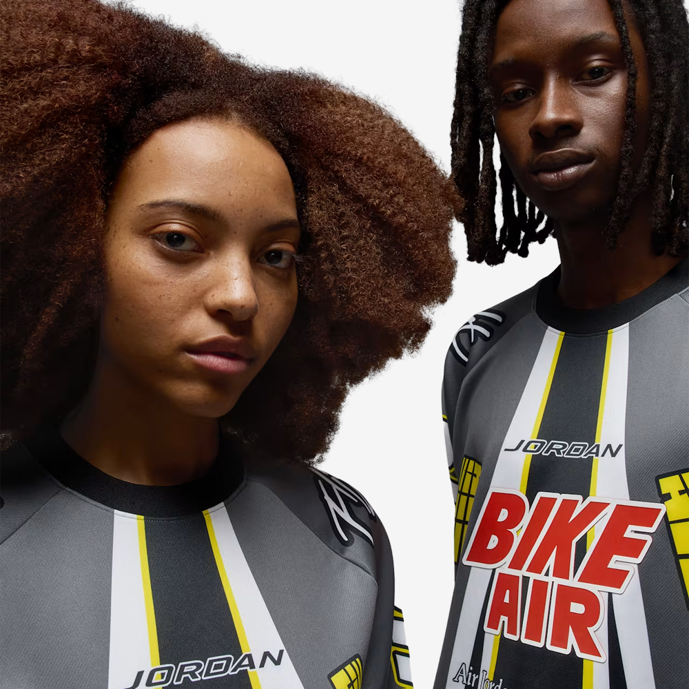 Air Jordan x Nigel Sylvester "Brick by Brick" Bike Jersey, Iron Grey#112314