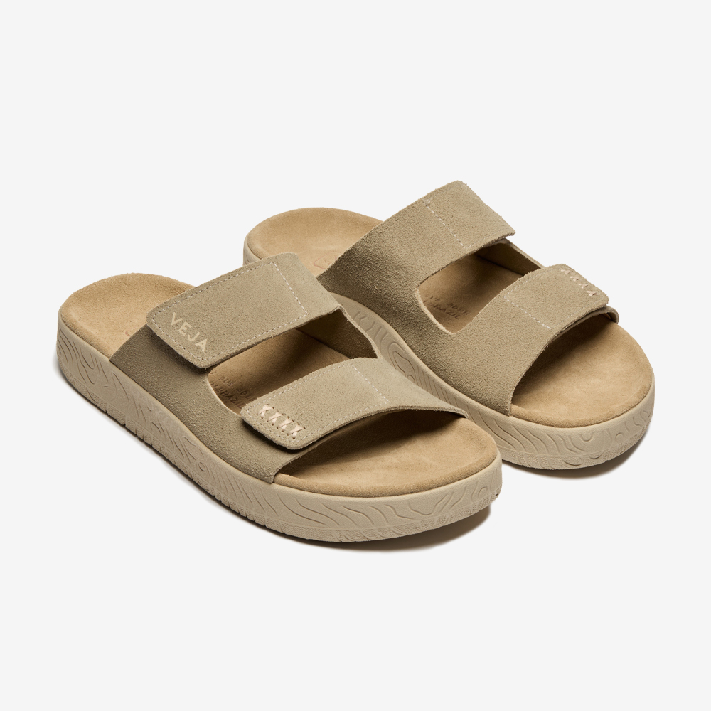 Etna Suede, Taupe/Almond