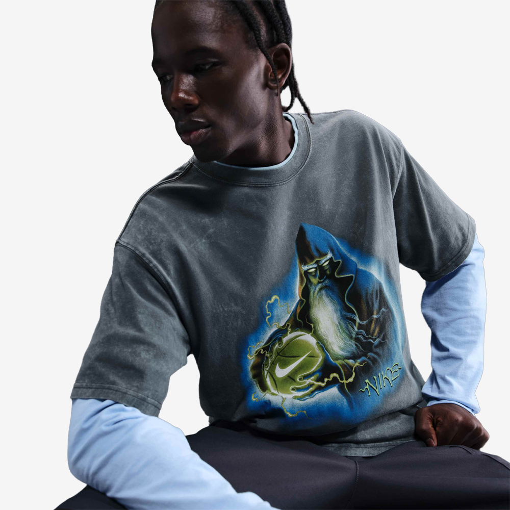 Fantasy Wizard Tee, Anthracite#113999