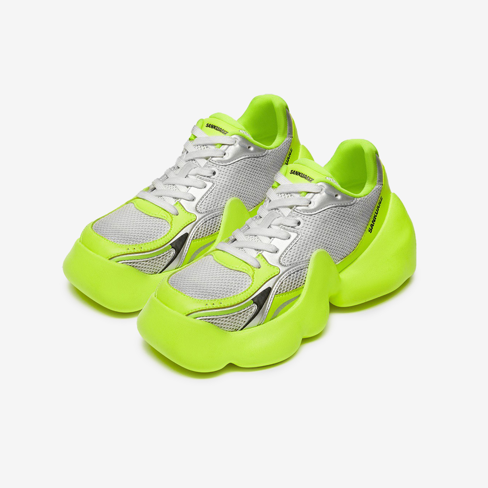 Bumpy Sneakers, Acid Green