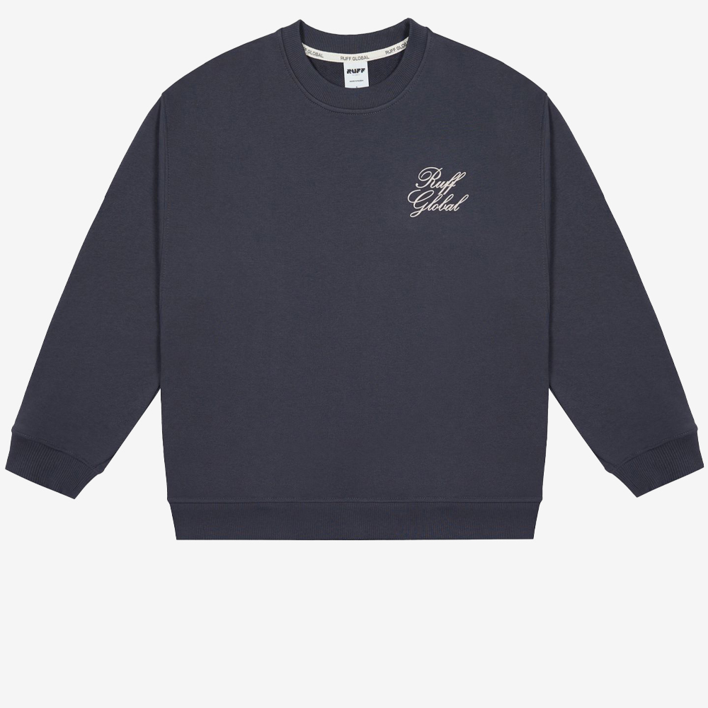 Oversized Sweatshirt, Dark Grey#109483