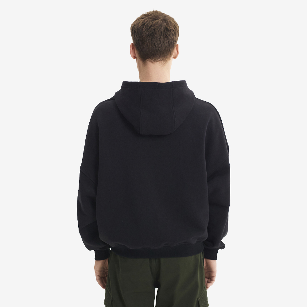 Full-Zip HeavyLuxe Hoodie, Black#109540