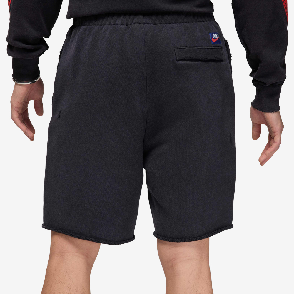 Jordan Rare Air French Terry Shorts, Black/Chile Red