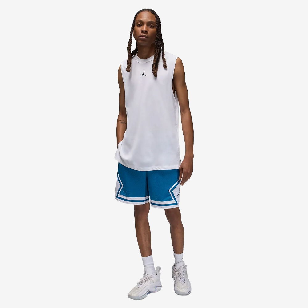 Sport Dri-FIT Sleeveless Top, White/Black#113926