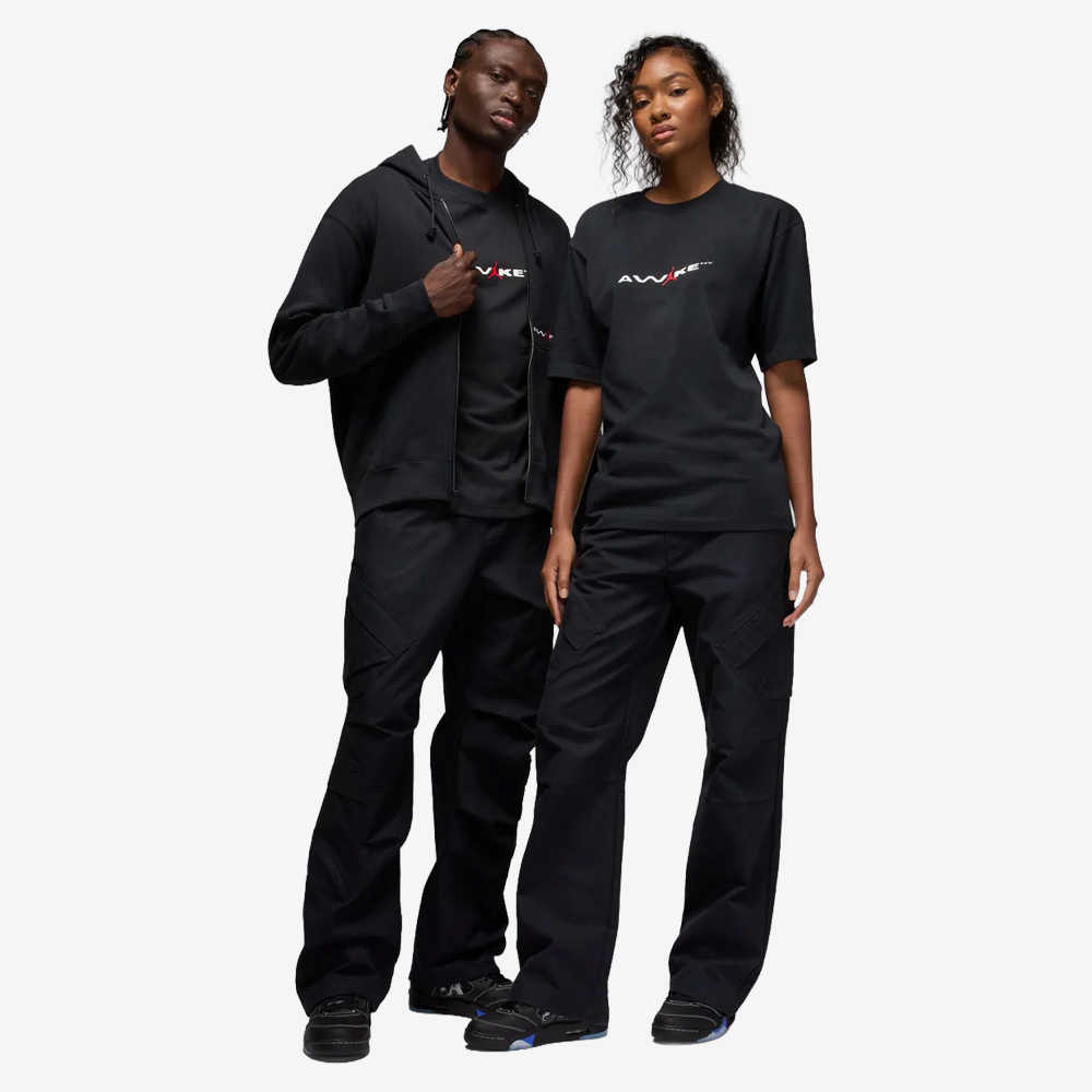 Awake NY x Air Jordan T-Shirt, Black#112407