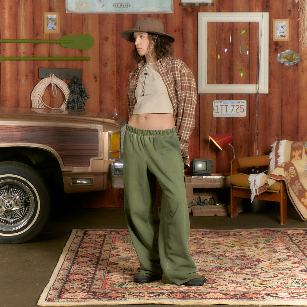 Stout Pants, Olive Dyed#115039
