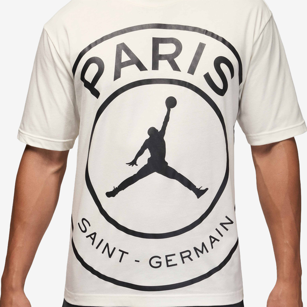 PSG x Air Jordan Large Graphic T-Shirt, Sail#114004