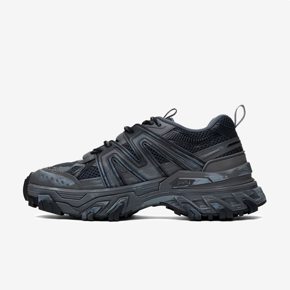 Paneled Sneakers, Gray#110250