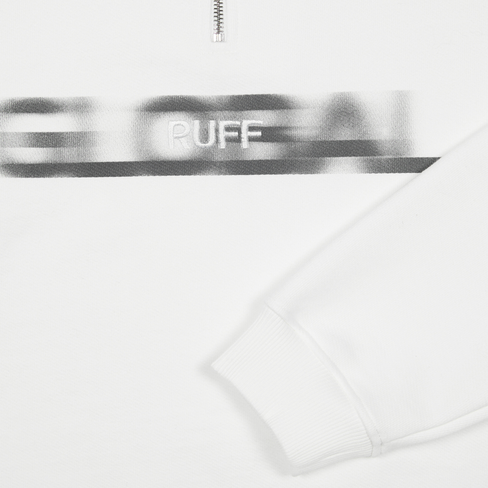 Half-Zip Motion Logo Sweatshirt, Milk#112109