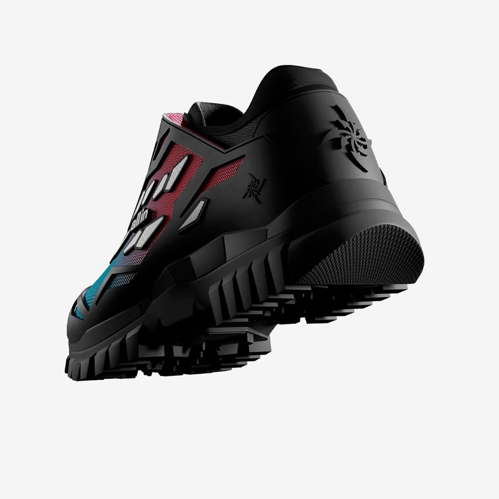 Y2OP Shoes, Black/Blue/Red#99610