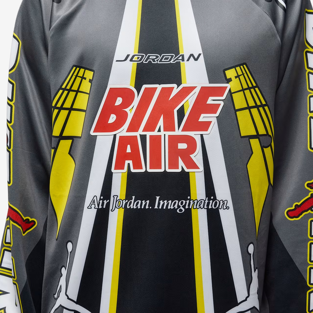 Air Jordan x Nigel Sylvester "Brick by Brick" Bike Jersey, Iron Grey#112315