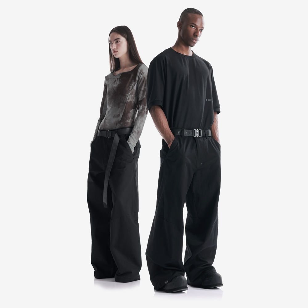 NOME Loose Fit Pants, Black#112597