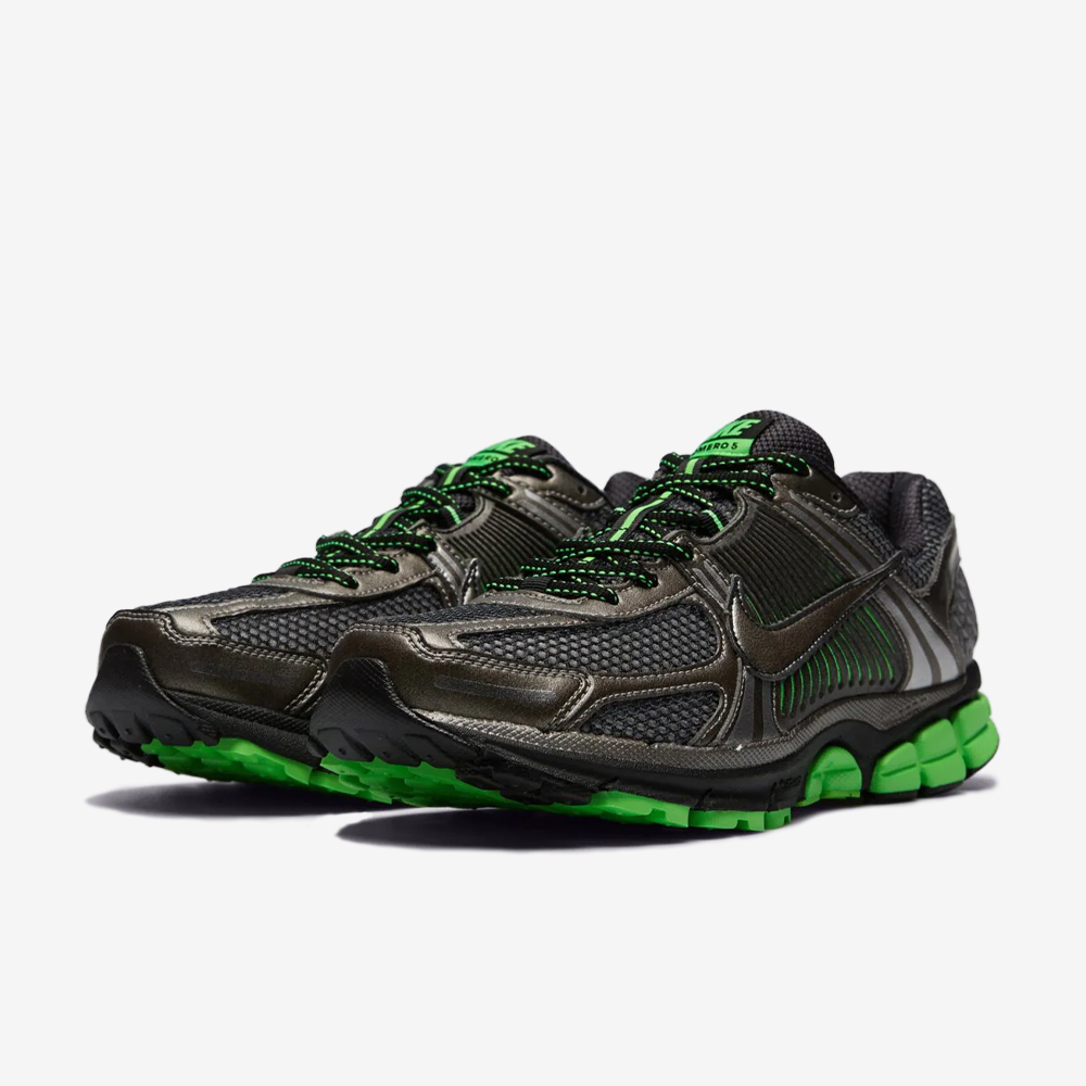 Zoom Vomero 5 SE, Metallic Pewter/Green Strike