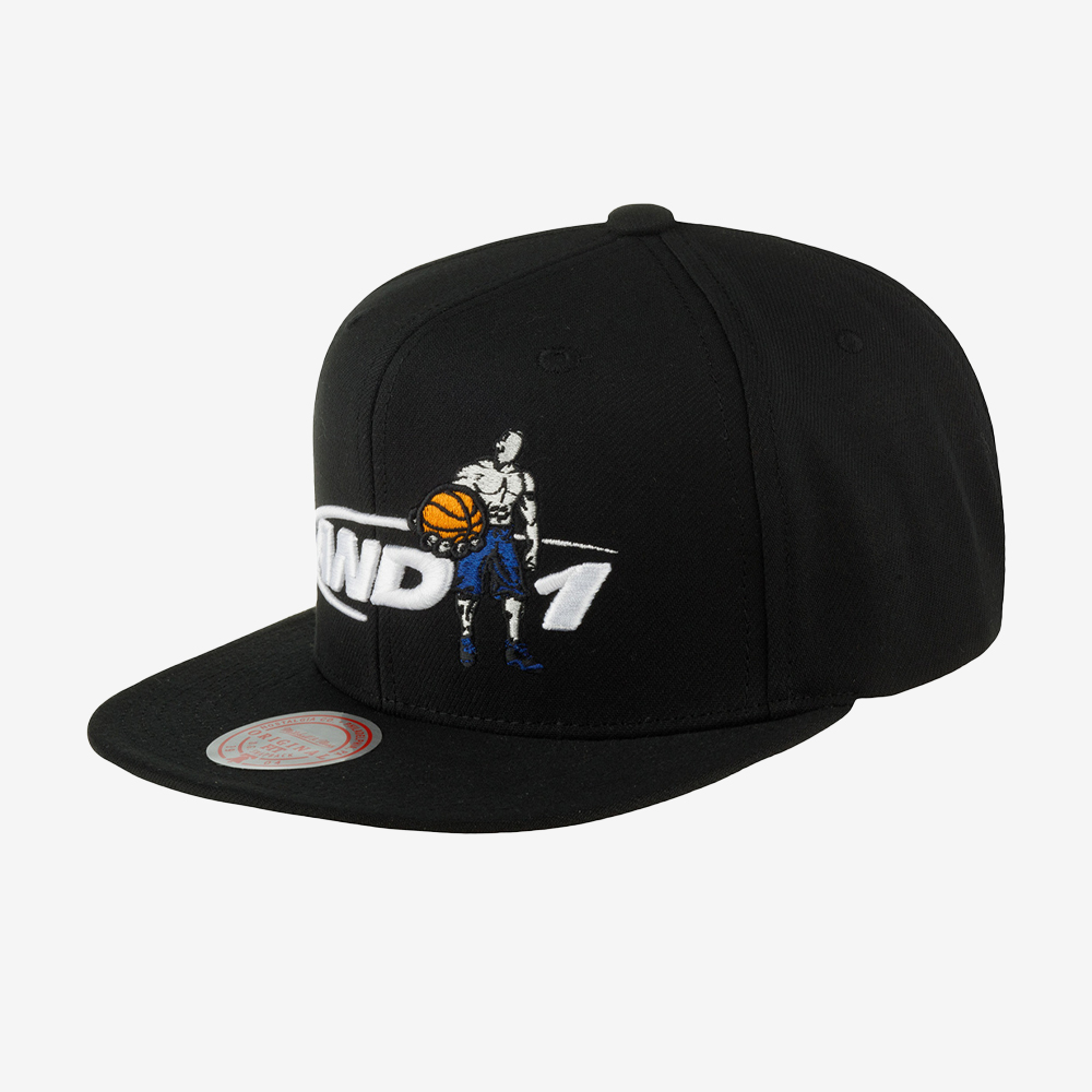 AND1 x Mitchell & Ness Branded 30 Years Anniversary Snapback, Black#111592
