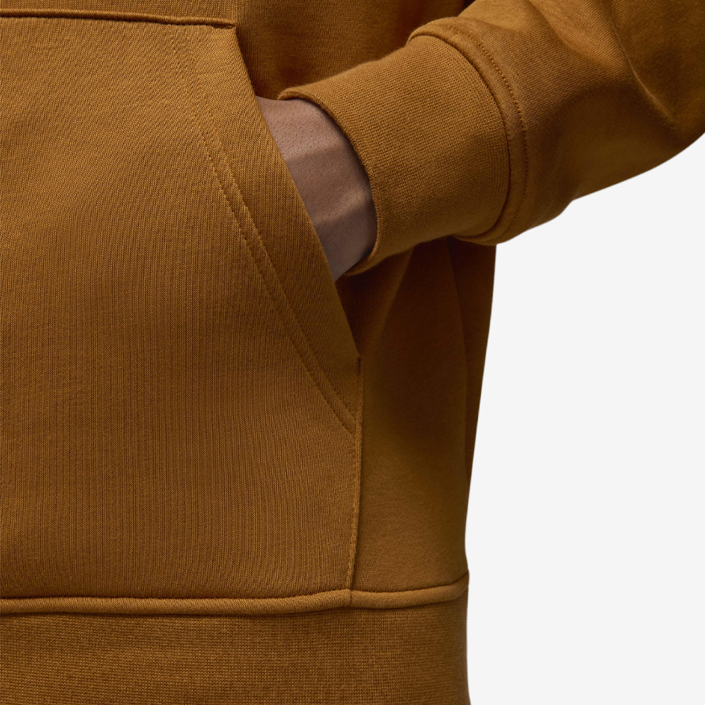 Brooklyn Fleece Pullover Hoodie, Desert Bronze/White#114479