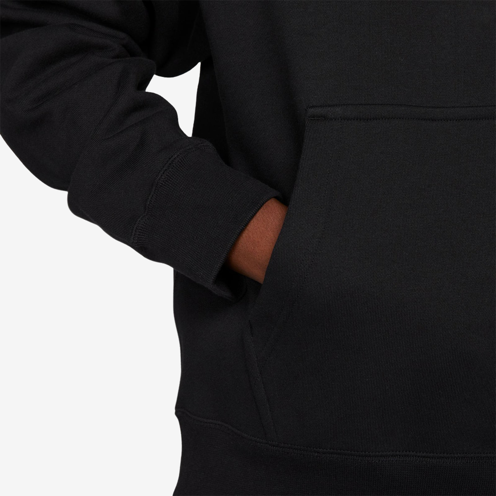 NRG Solo Swoosh Fleece Hoodie, Black/White#114564