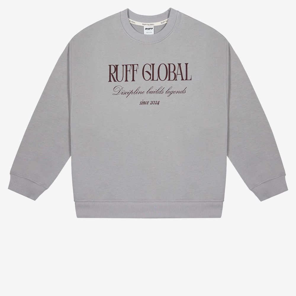 Oversized Sweatshirt, Grey#109562