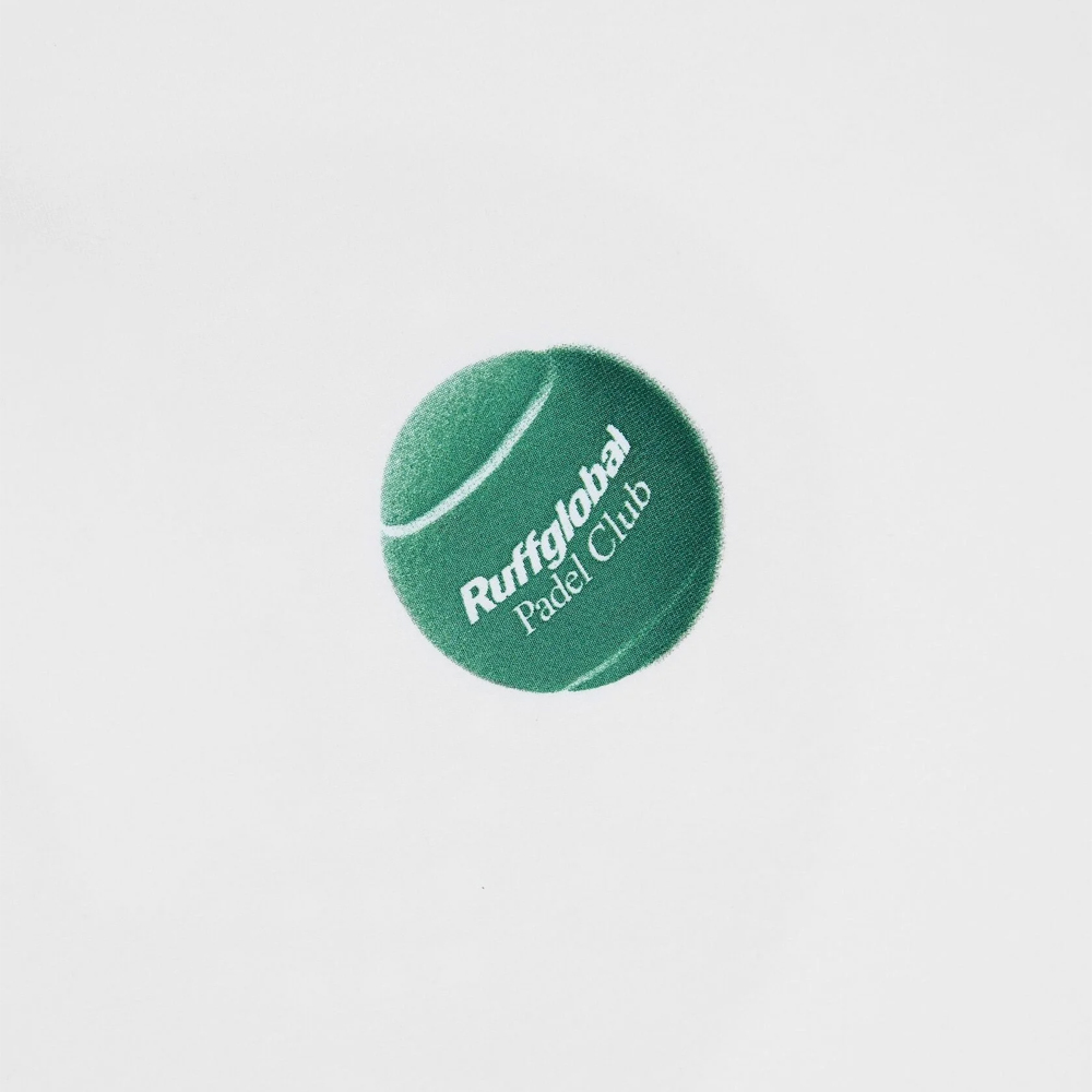 Padel Club T-Shirt, White/Green#114901